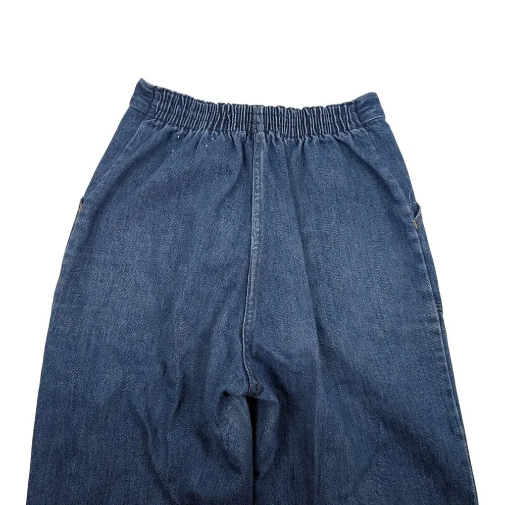 Vintage Levis Elastic‎ Jeans Womens Sz 14 32x29 Blue Denim *READ